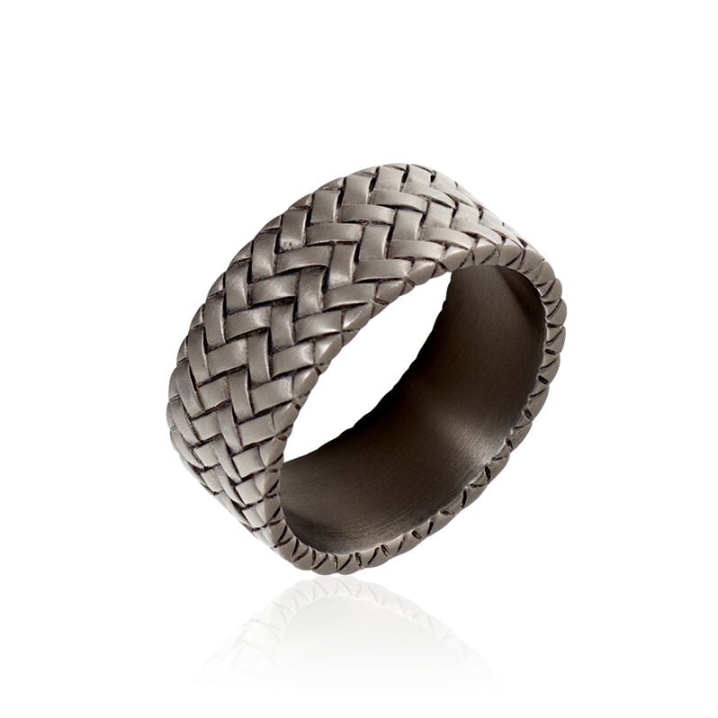 Bague Argent Noir - Spannringe Herren | OROVIVO