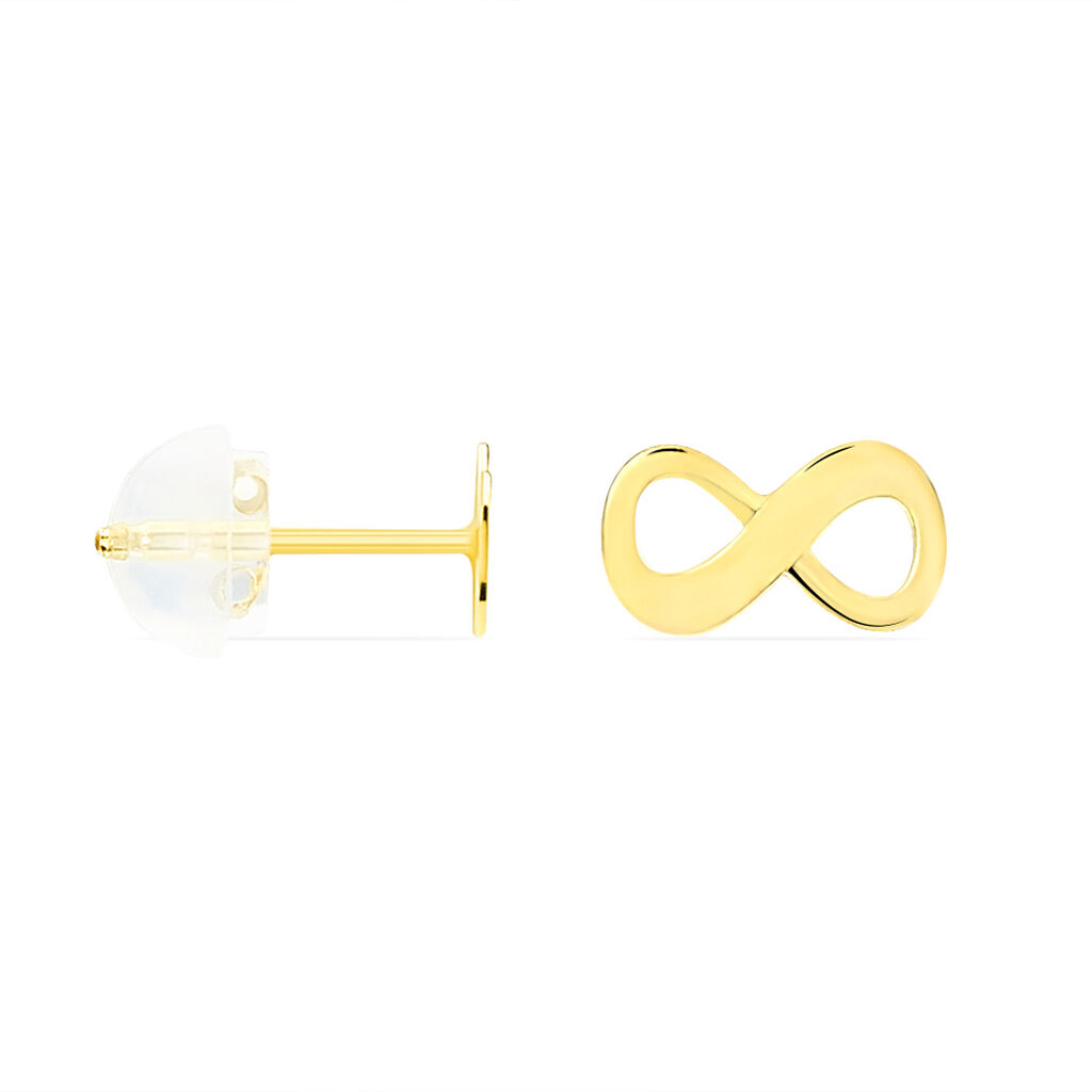 Damen Ohrstecker Gold 375 Infinity - Ohrstecker Damen | OROVIVO