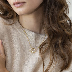 Damen Halskette Silber 925 Vergoldet Zuchperle - Ketten mit Stein Damen | OROVIVO
