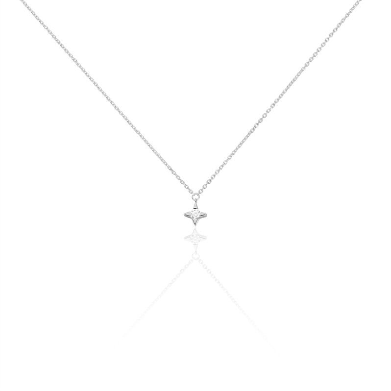 Kette Gold Weiss Irena Stern Oxid - Spannringe Damen | OROVIVO