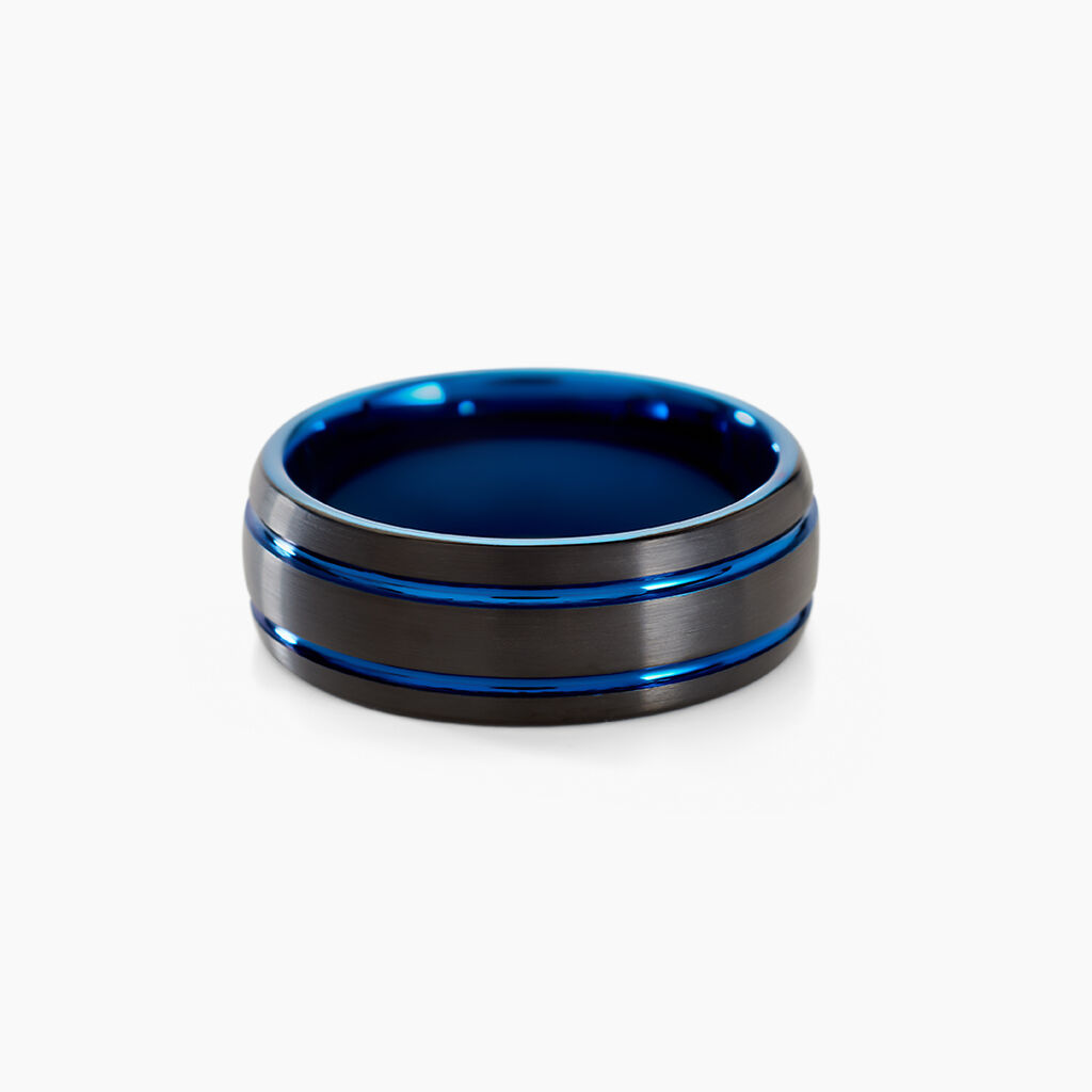 Bague Acier Bleu - Spannringe Herren | OROVIVO