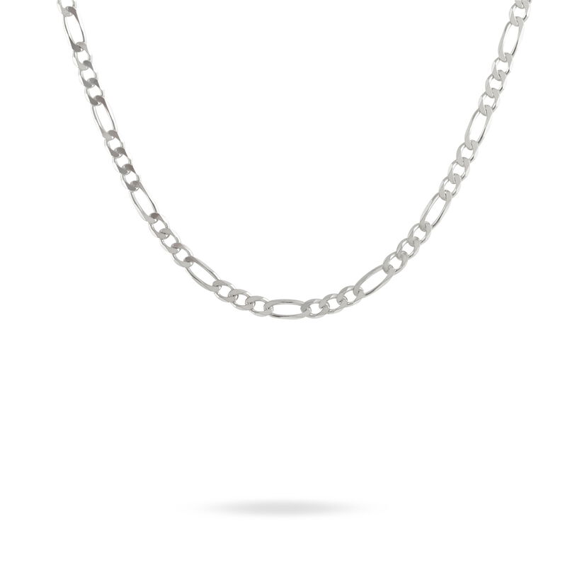 Chaîne Liliah Maille Alternée 1/3 Argent Blanc - Spannringe Damen | OROVIVO