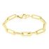 LILIANA Damen Armkette Edelstahl vergoldet B 7 mm