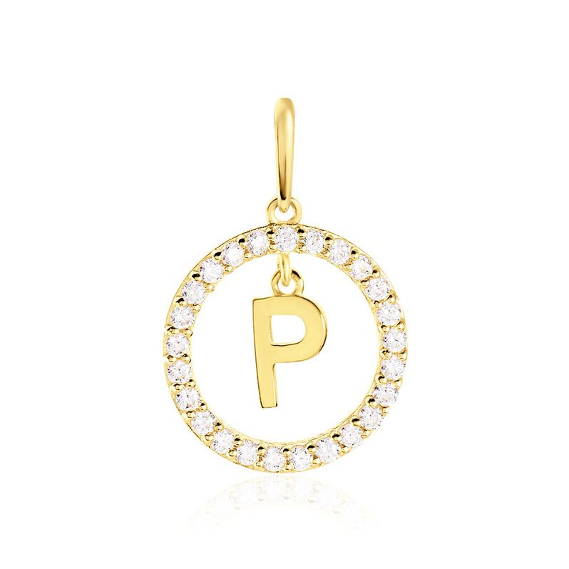 Pendentif Gabe Or Jaune Oxyde De Zirconium - Spannringe Damen | OROVIVO