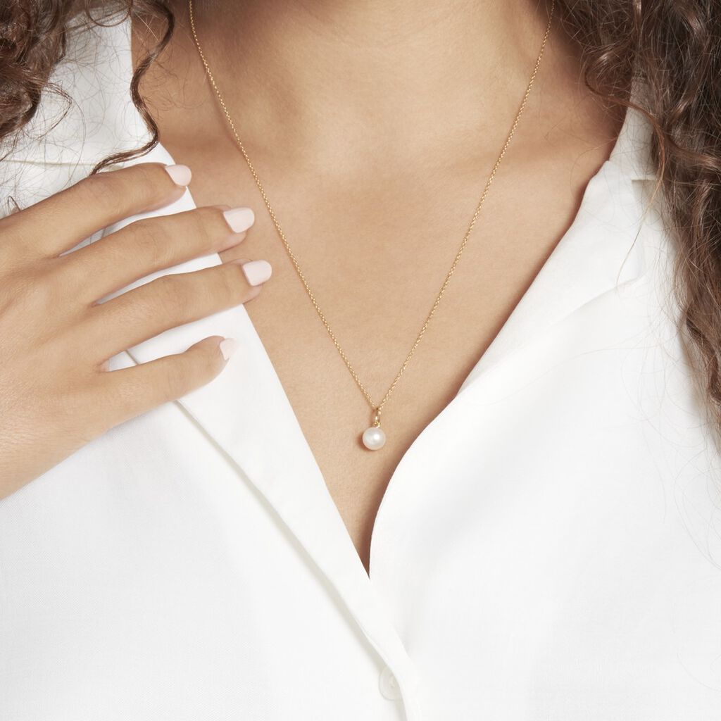 Pendentif Or Perle De Culture - Spannringe Damen | OROVIVO