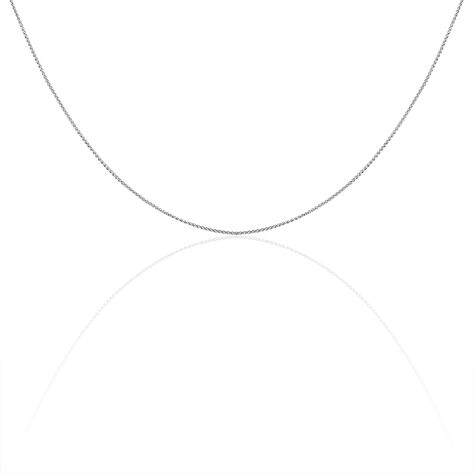 Damen Zopfkette Weißgold 585  - Halsketten Damen | OROVIVO