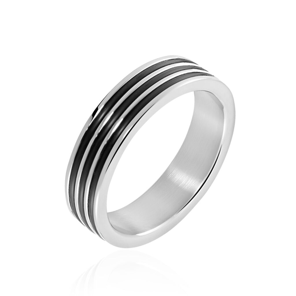 WILLIAM Herren Ring Edelstahl, Ring ohne Stein