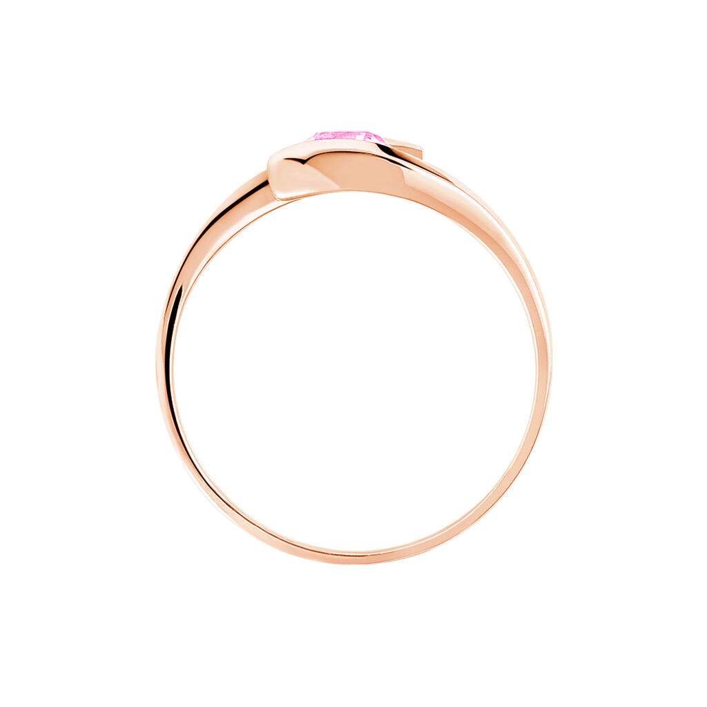 Bague Tiphaine Or Rose Tourmaline - Spannringe Damen | OROVIVO