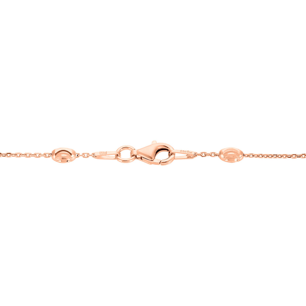 Damenarmband Silber 925 Rosé Vergoldet Kugeln - Kugelarmbänder Damen | OROVIVO