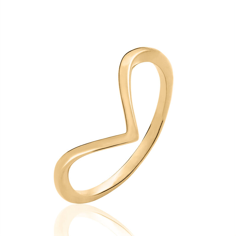 Bague Nelle Plaque Or Jaune - Spannringe Damen | OROVIVO