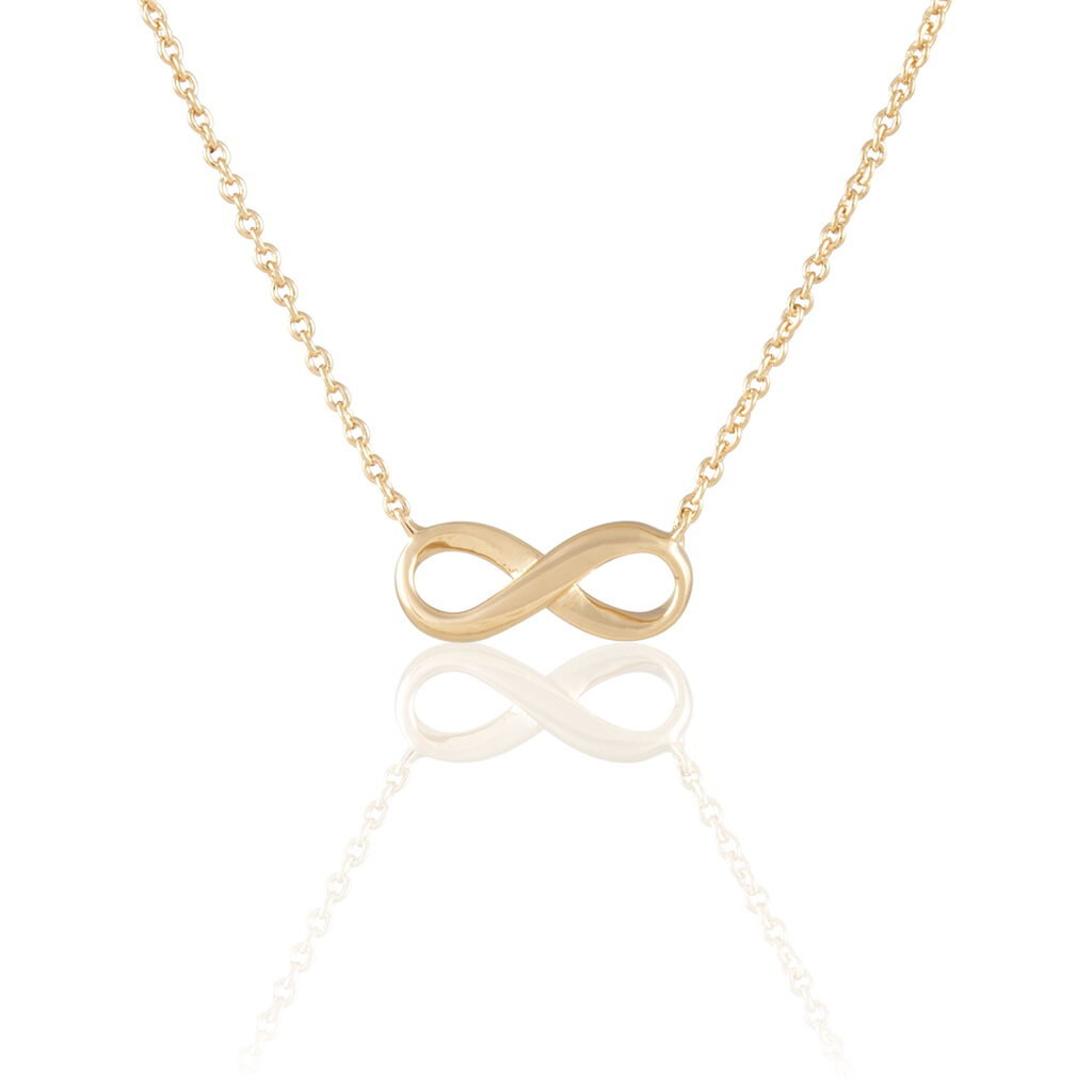 Thumbnail - AJNA Damen Collier Vergoldet Unendlichkeit, Collier ohne Stein