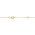 Delicate Damen Collier Gold 375 (9 Karat) Diamant Weiß 0,05 ct