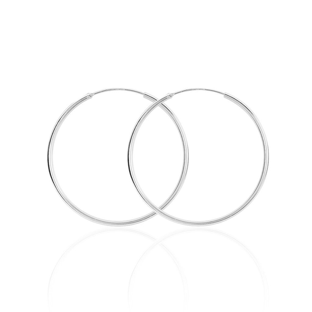 OLYMPIA FLEXIBLE Damen Creolen Silber 925