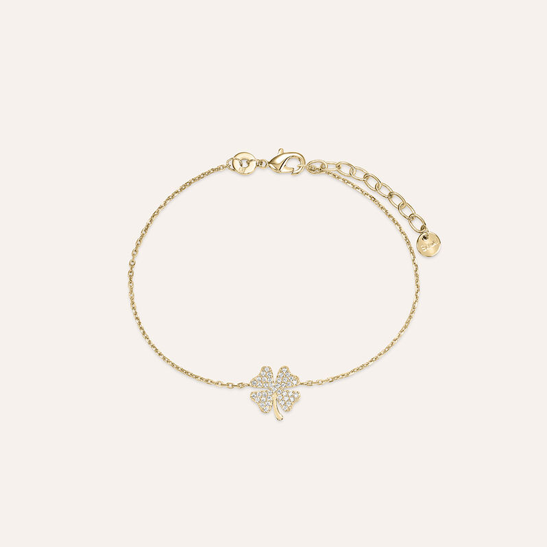Bracciale Golden Dream Placcato Oro Giallo Cubic Zirconia - Spannringe Damen | OROVIVO