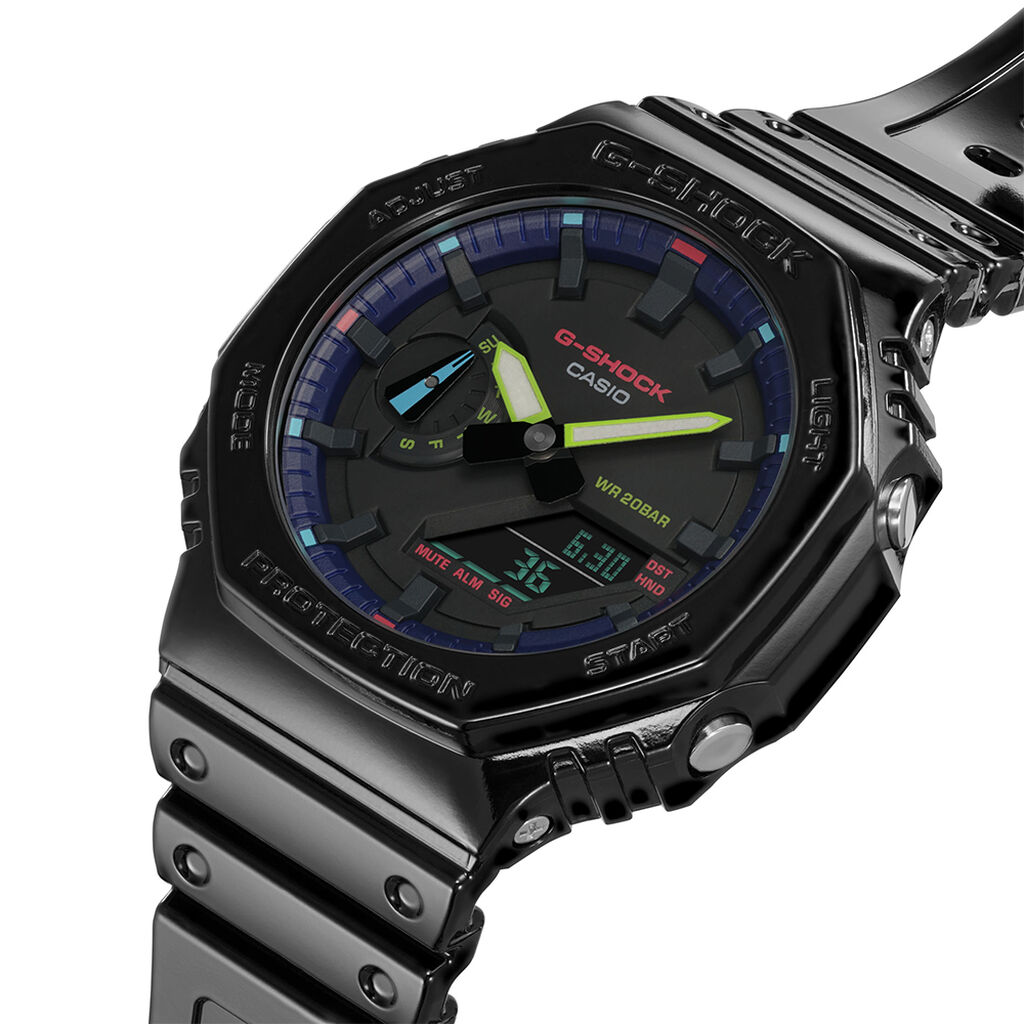 CASIO G-SHOCK Herrenuhr GA-2100RGB-1AER Quarz - Armbanduhren Herren | OROVIVO