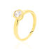 ZARGE Damen Ring Gold 375 (9 Karat) Zirkonia Weiß 0,940 ct B 19 mm