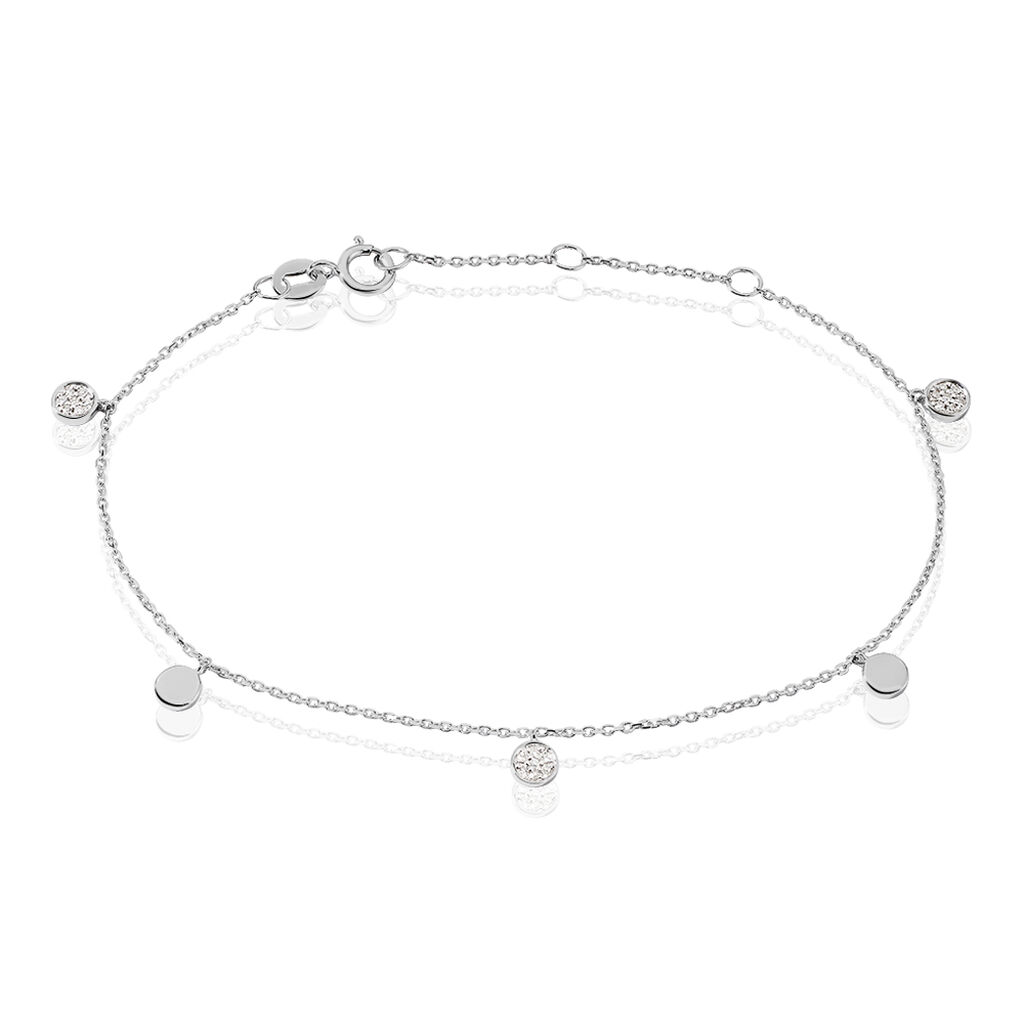 Bracelet Or Weiss Arige Diamants - Spannringe Damen | OROVIVO