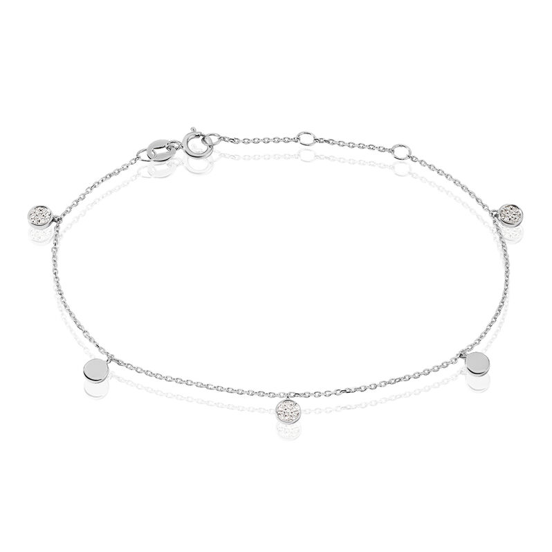 Bracelet Or Weiss Arige Diamants - Spannringe Damen | OROVIVO