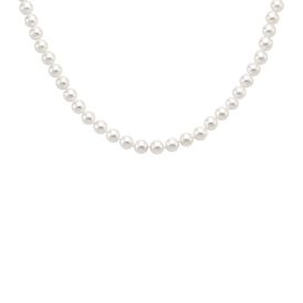 Damen Perlenkette Gold 585 Akoyaperle 7,5-8mm Grace - Ketten ohne Anhänger Damen | OROVIVO