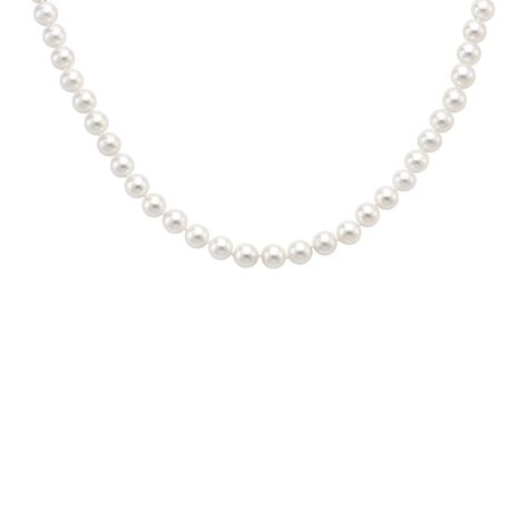 Damen Perlenkette Gold 585 Akoyaperle 7,5-8mm Grace - Halsketten Damen | OROVIVO