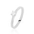 VICTORIA Damen Ring Wei&szlig;gold 375 (9 Karat) Diamant Wei&szlig; 0,15 ct