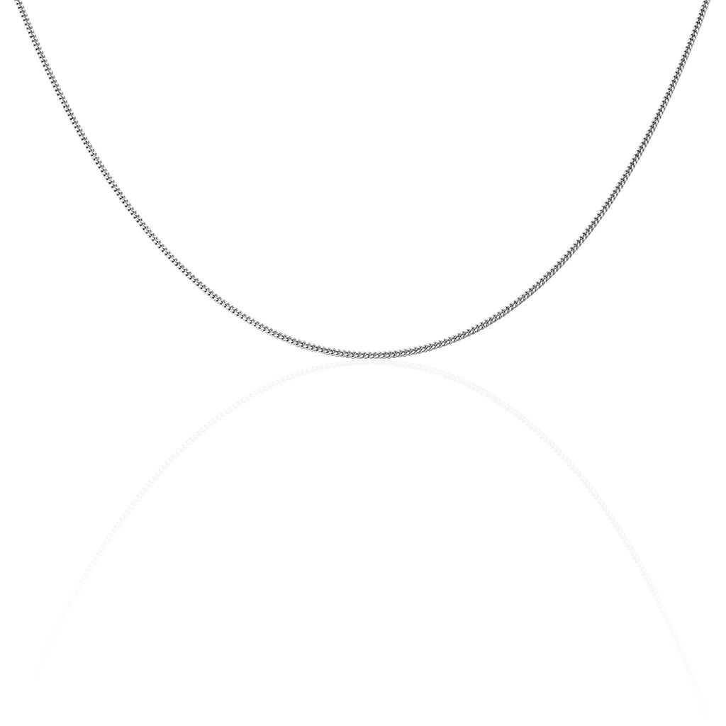 Chaîne Imad Maille Gourmette Or Blanc - Spannringe Damen | OROVIVO