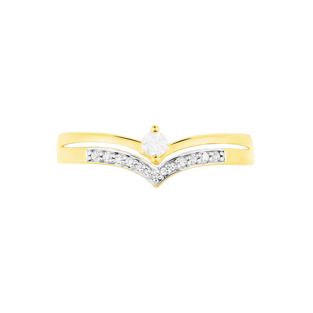 Bague Anaise Or Jaune Ailes De Mouette - Spannringe Damen | OROVIVO