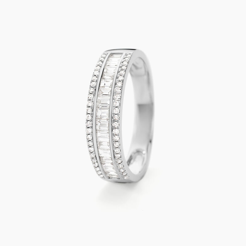 Bague Eugenie Or Weiss Diamant - Spannringe Damen | OROVIVO