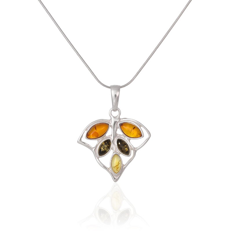 Collier Cattleya Argent Blanc Ambre - Spannringe Damen | OROVIVO