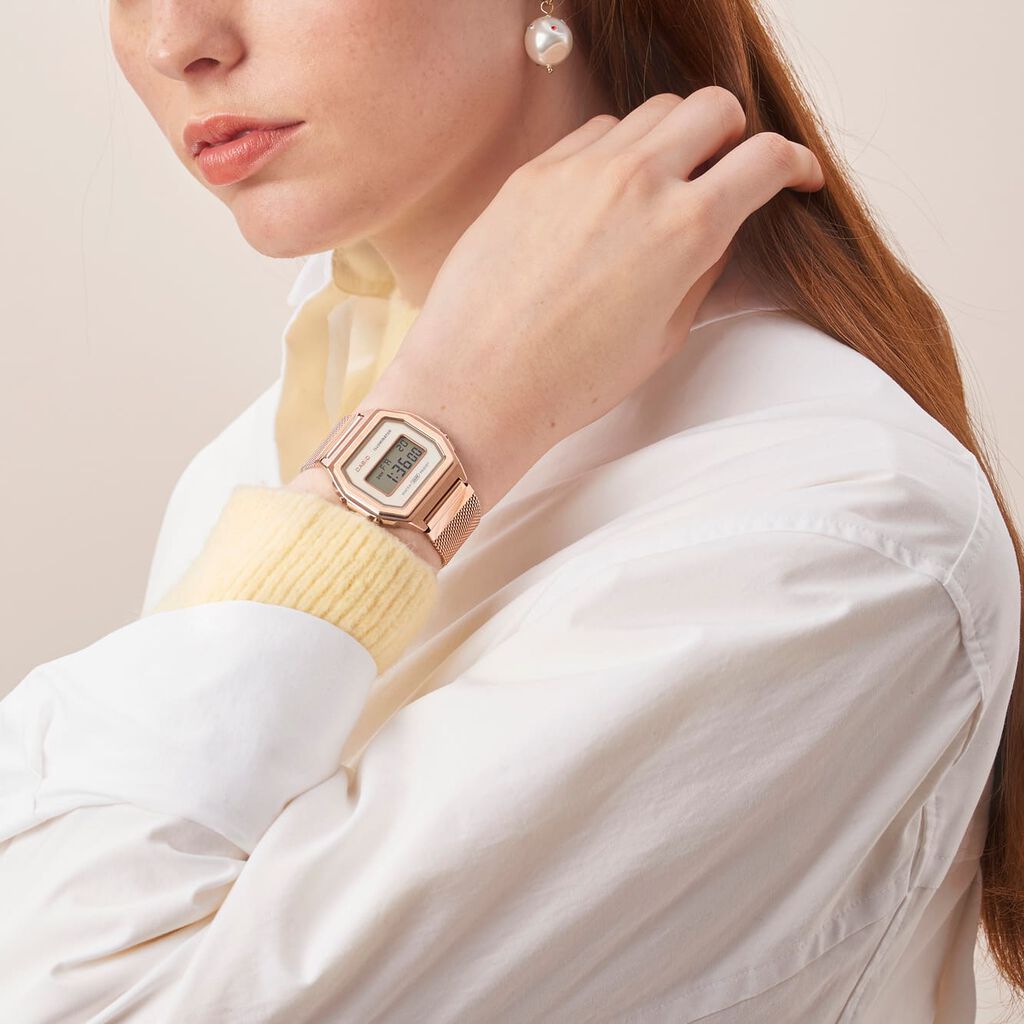 Montre Casio Collection Vintage Iconic Gris - Spannringe Damen | OROVIVO