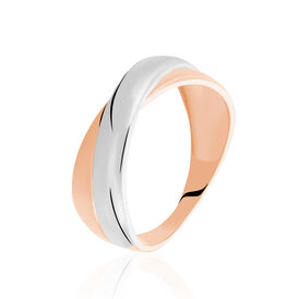Damen Ehering Gold 375 Bicolor Maluma - Eheringe Damen | OROVIVO
