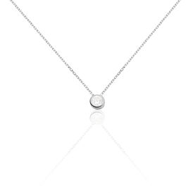 Damen Halskette Weißgold 375 Zirkonia - Ketten mit Anhänger Damen | OROVIVO