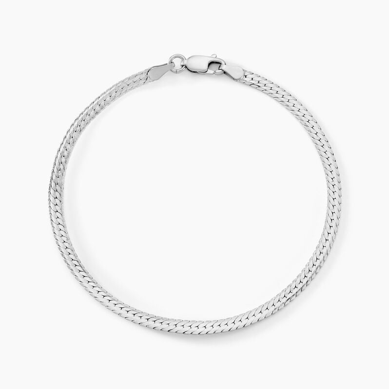 Bracelet Maille Thiane Argent Weiss - Spannringe Damen | OROVIVO