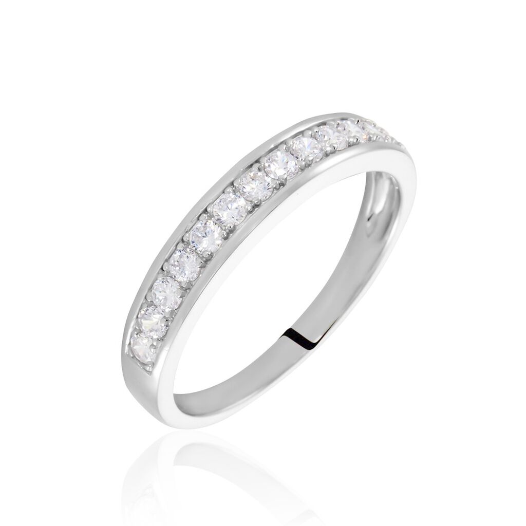 Damen Ring Silber 925 Zirkonia 2,00mm  - Eheringe mit Stein Damen | OROVIVO