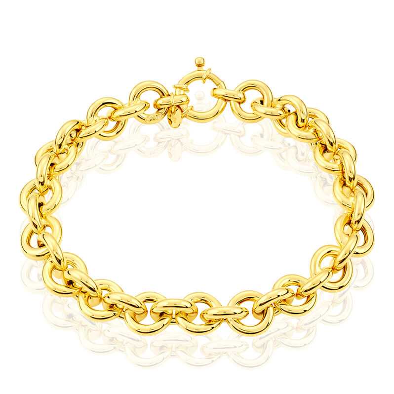 Bracelet Jodie Maille Jaseron Or Jaune - Spannringe Damen | OROVIVO