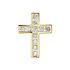 Damen Anh&auml;nger Gold 375 (9 Karat) Diamant Wei&szlig; 0,23 ct Religi&ouml;ses Kreuz