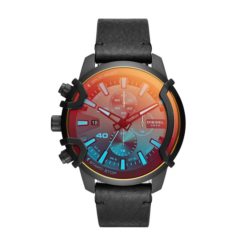 Orologio GRIFFED Cronografo in acciaio Nero - Spannringe Herren | OROVIVO