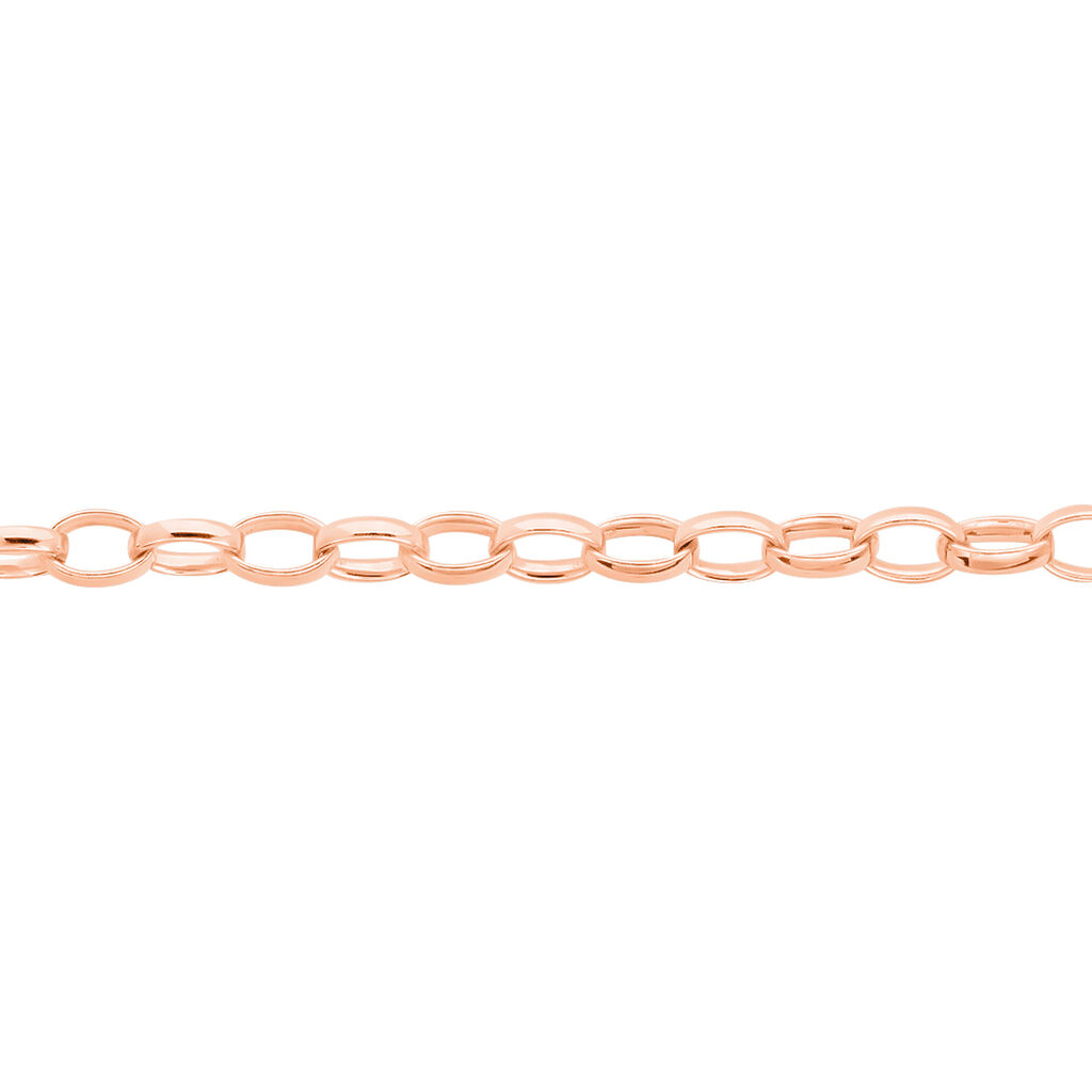 Damenarmband Erbskette Silber 925 Rosé Vergoldet  -  Damen | OROVIVO