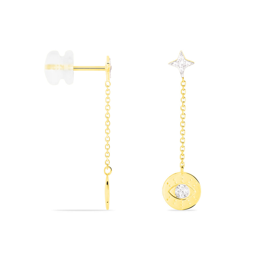 Boucles D'oreilles Or Jaune Yrene - Spannringe Damen | OROVIVO