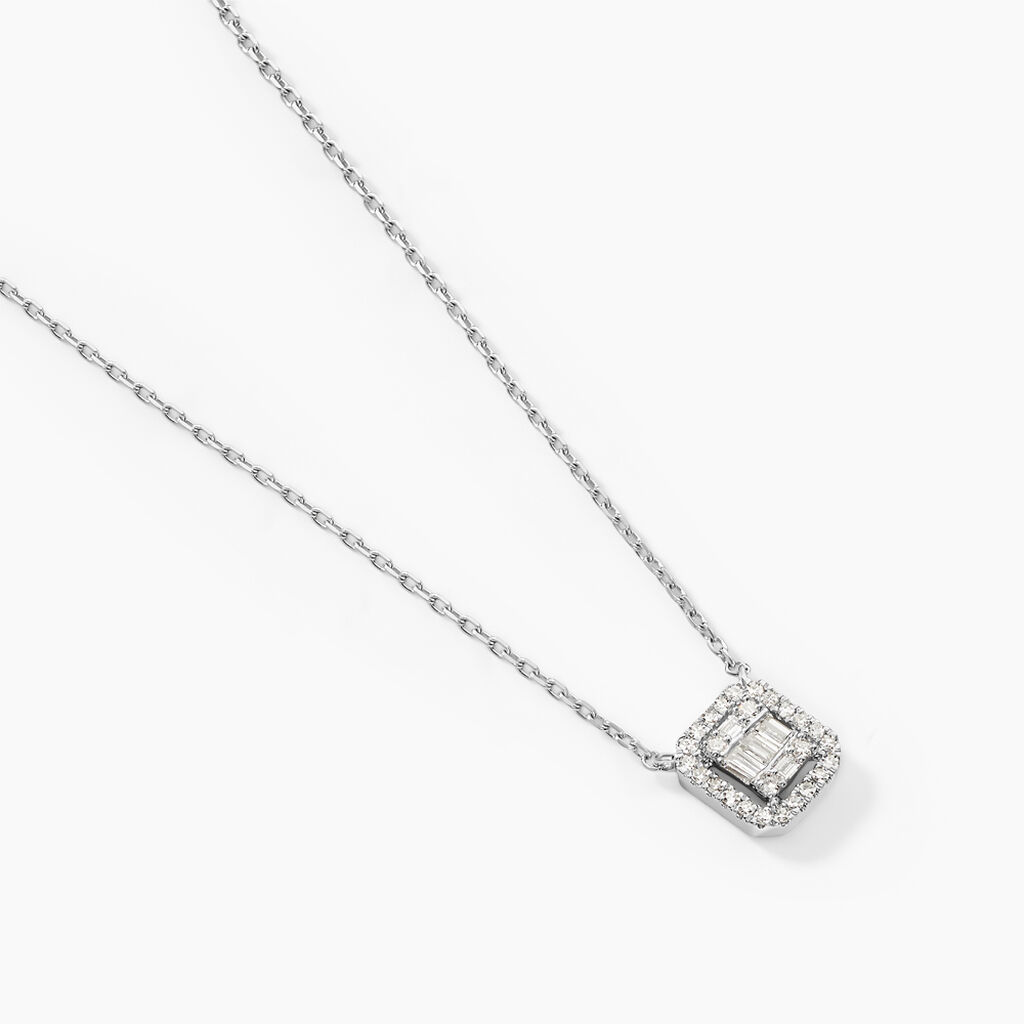 Collier Collection 1986 Or Blanc Diamant - Spannringe Damen | OROVIVO
