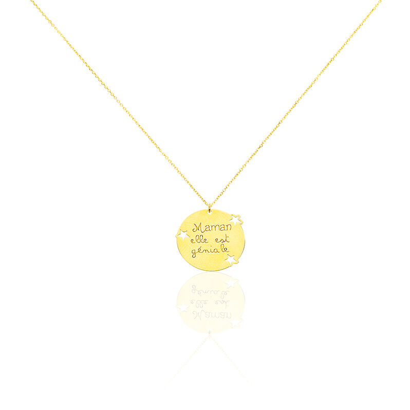 Collier Pola Or Jaune Pastille - Spannringe Damen | OROVIVO