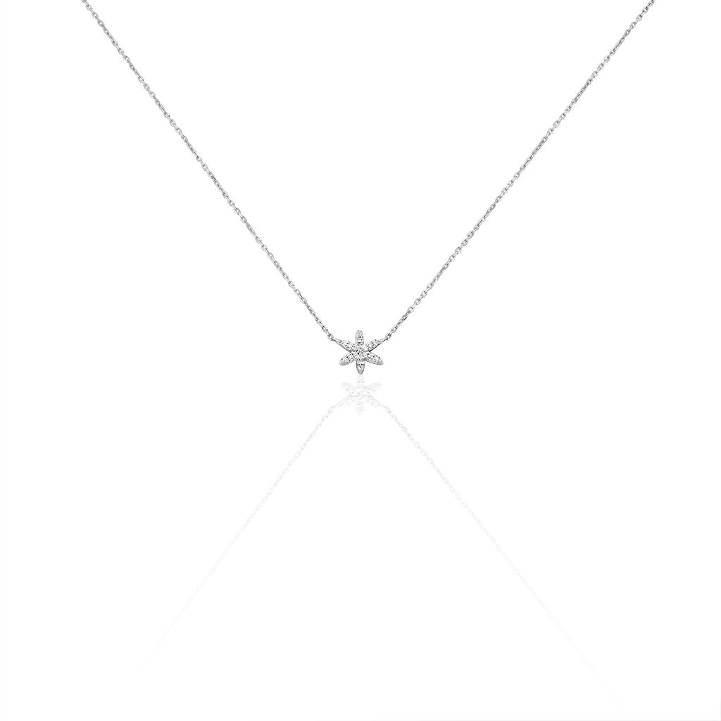 Collier Or Weiss Andreia Fleur Diamants - Spannringe Damen | OROVIVO