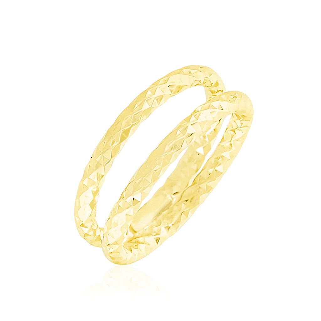 GINEVRA OV Damen Ring Silber vergoldet 925