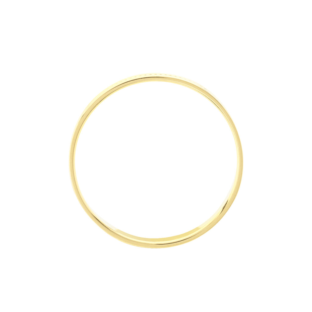 Alliance Perlee Ruban Plat Or Jaune - Spannringe Unisex | OROVIVO
