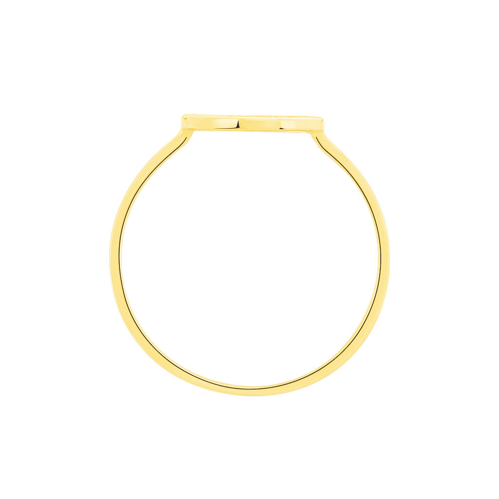 Bague Or Jaune Arina Oxydes - Spannringe Damen | OROVIVO