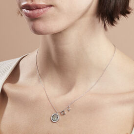 Damen Halskette Silber 925 Zirkonia Perlmutt - Ketten mit Anhänger Damen | OROVIVO