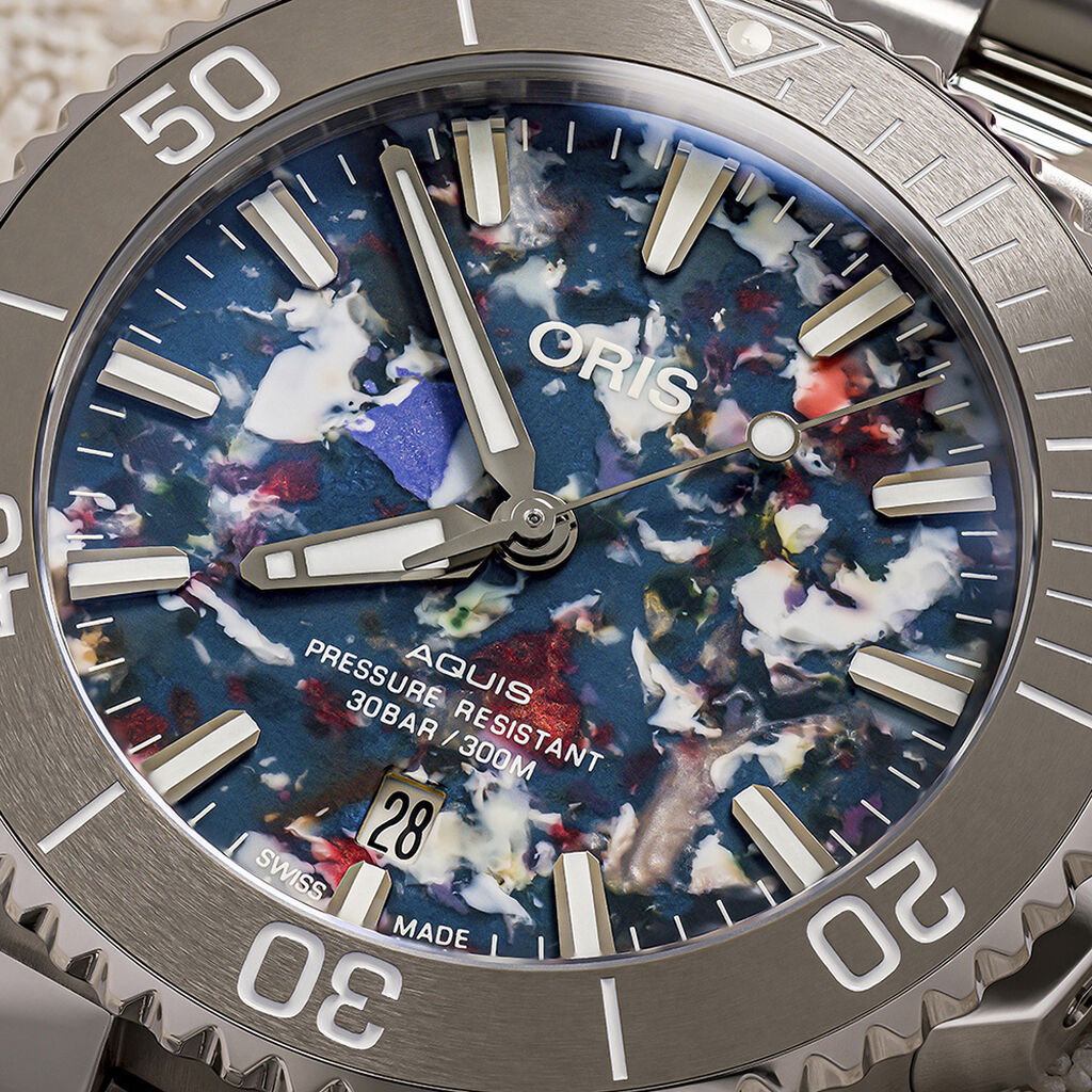 ORIS Aquis Upcycle 0173377664150-SET Automatik - Armbanduhren  | OROVIVO