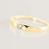 SANINA Damen Ring Gold 585 (14 Karat) Diamant Wei&szlig; 0,1 ct