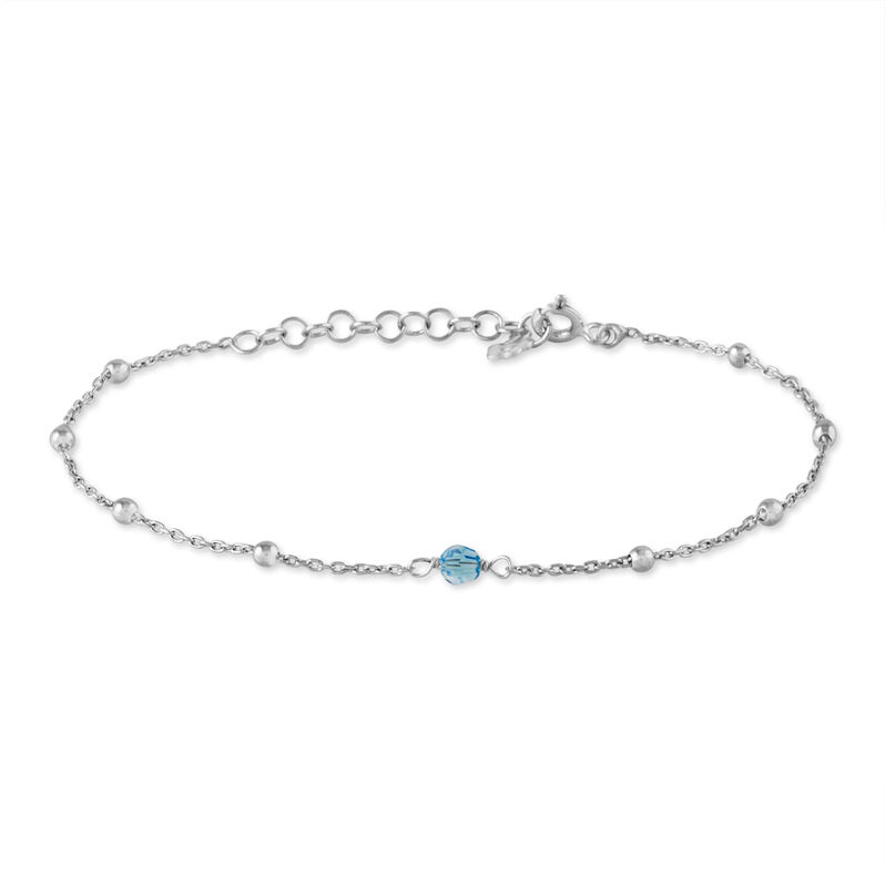 Bracelet Jeyan Argent Blanc Pierre De Synthese - Spannringe Damen | OROVIVO