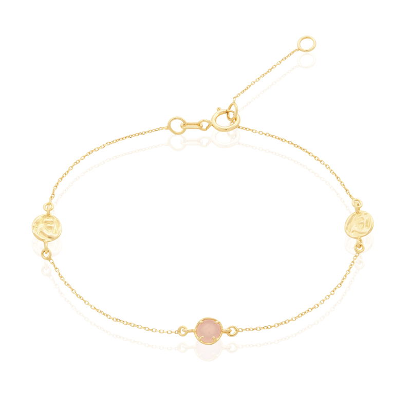 Bracelet Or Jaune Calcedoine - Spannringe Damen | OROVIVO